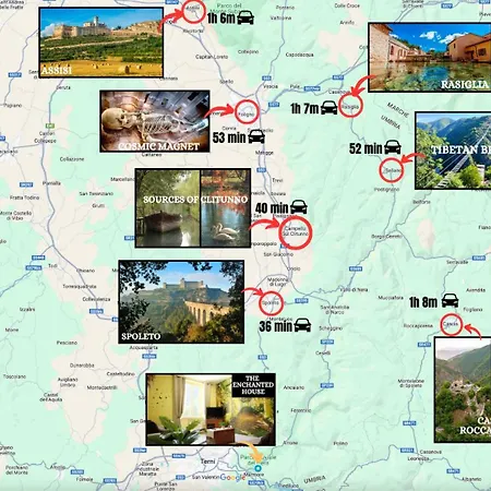 Prázdninový dům Vista Cascata Delle Marmore - La Casa Incantata *