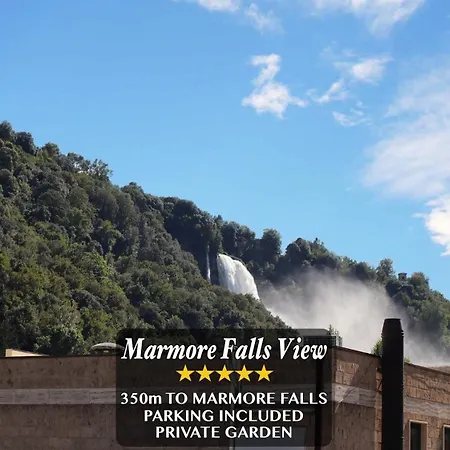 Vista Cascata Delle Marmore - La Casa Incantata * Terni
